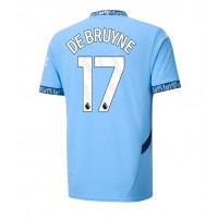 Camisa de time de futebol Manchester City Kevin De Bruyne #17 Replicas 1º Equipamento 2024-25 Manga Curta